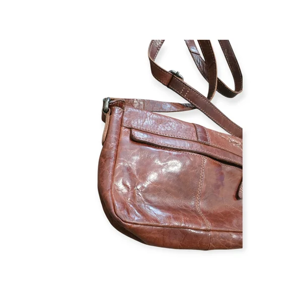 Wild West Rustic Leather Crossbody Bag - Picture 7 of 10